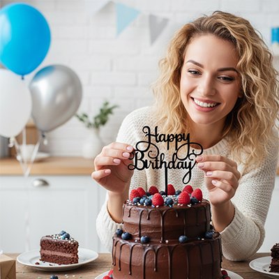 Décoration gateau anniversaire