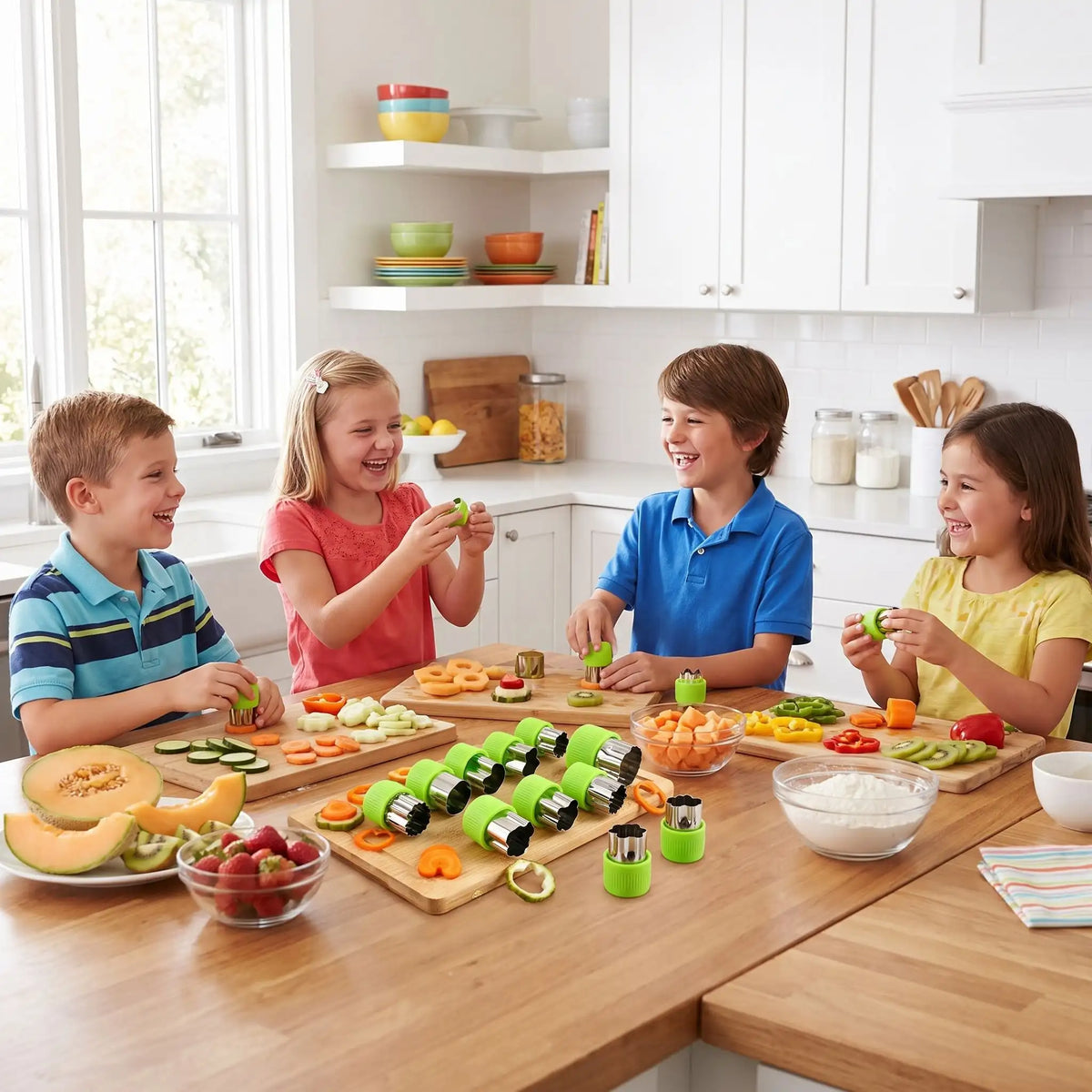 Moules de biscuits et légumes en acier inoxydable | FunForme