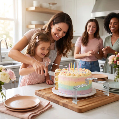 Trancheuse à gâteau en acier inoxydable réglable | Précisia